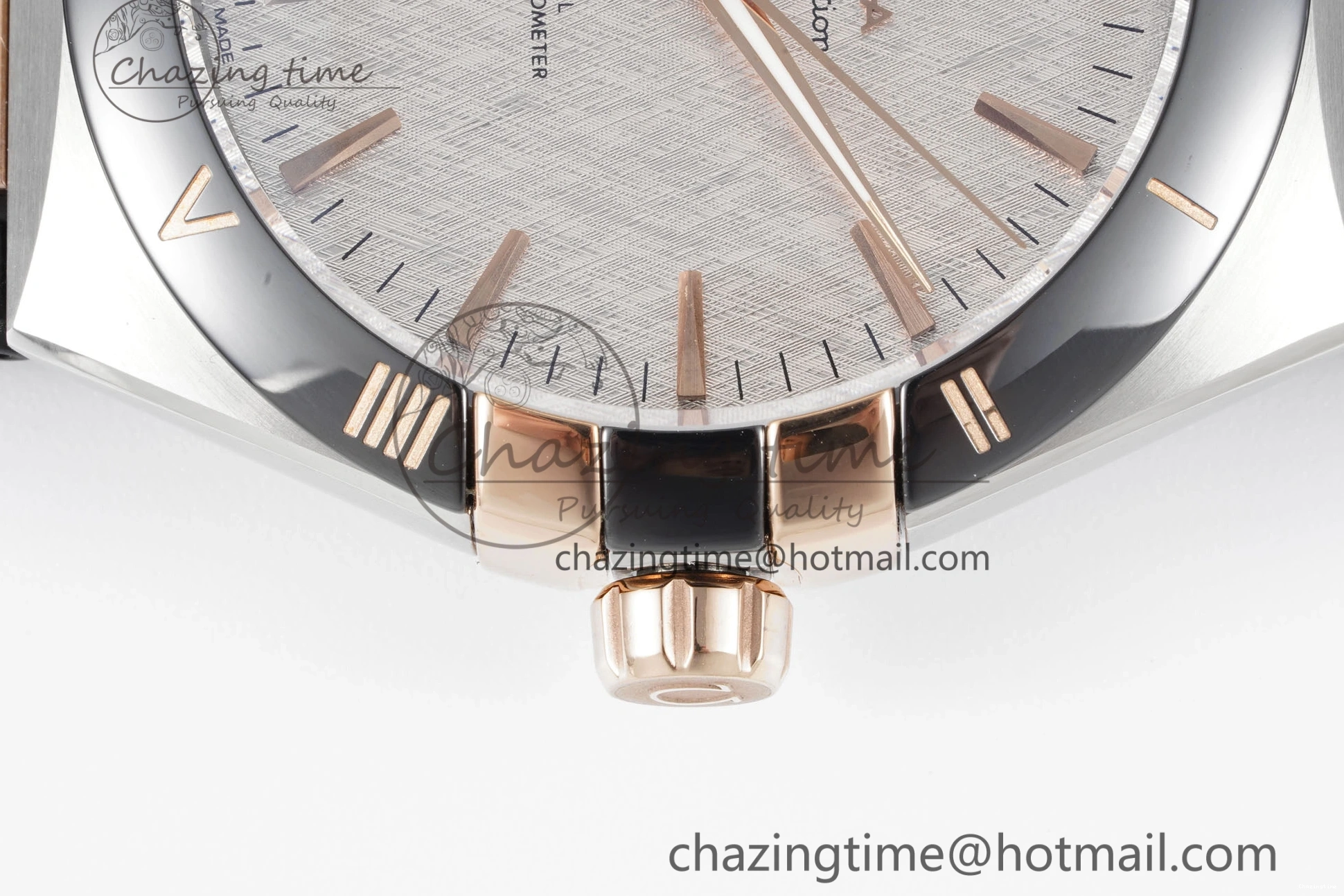 0211 Constellation Black Ceramic SS RG 8F 1:1 Best Edition White Textured Dial on Black Gummy Strap A Sustainable 7804